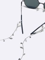 Металлическая нескользящая цепочка, c разноцветным листом, для очков и масок GM147