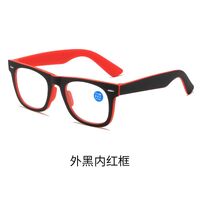 Plastic glasses for reading, with Blue ray cut protection, diopters from +0.00 to +4.00, RMC=62-64, KY003多焦点