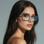 Plastic TR90 frames for glasses for women with UV and Blue Ray Cut protection FOCUS FCS2263