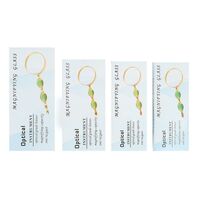 Magnifier, magnifying glass with handle 双玉52红色-XX-1, diameter: 52 mm, magnification: 10X