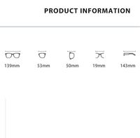 Металлические очки с защитой от синего света Blue Block FENQI F31116