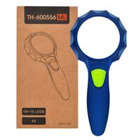 Лупа с универсальной подсветкой, увеличительное стекло с ручкой 600556ML-XX-1, диаметр: 50 мм, увеличение: 7X