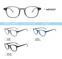 Plastic acetate eyeglasses frame for women WD1452P
