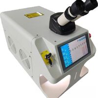 Tabletop welding machine for laser spot soldering and welding for glasses and jewelry YXS-W200, laser up to 200 W