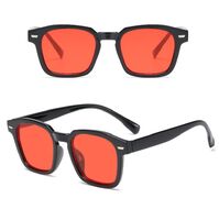Fashionable sunglasses with colored lenses KY3351铰链