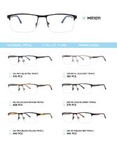 Metal frame with TR-90 temples with spring hinges MR1011