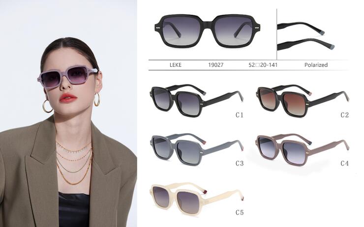 Солнцезащитные поляризационные пластиковые очки Leke LK19027