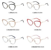 Combined frame (metal + TR90) or glasses with blue light protection, with spring hinges FA87085