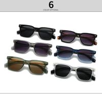 Plastic + metal retro square sunglasses for men Elit 6099-1-EL
