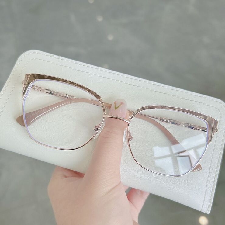 Combined frame (metal + TR90) with Blue Ray Cut protection lenses MAMO F97007