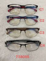 Nylor metal frame for glasses with spring hinges for men T38085