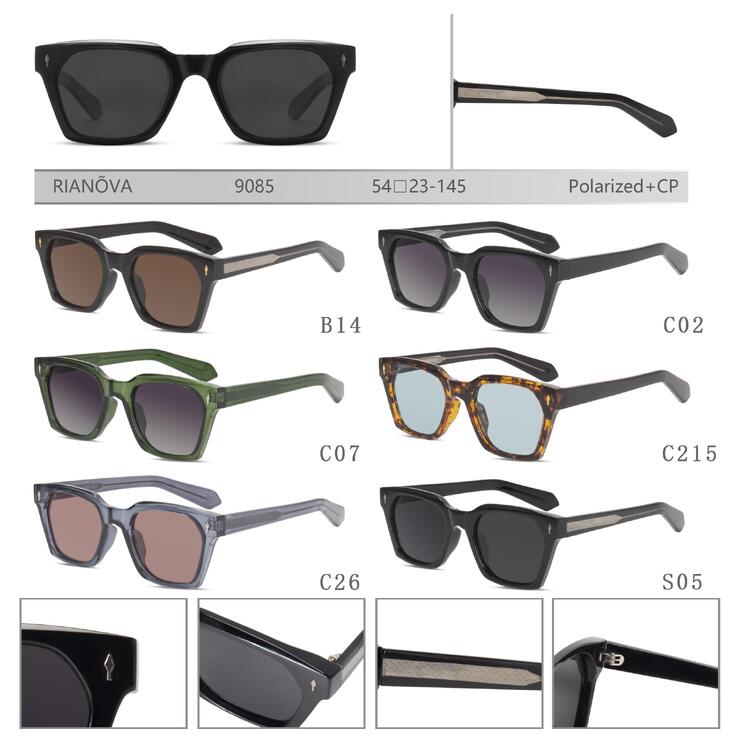Polarized PC+CP plastic sunglasses Rianova R9085