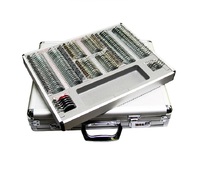 158 metal rim ophthalmic trial lens set 