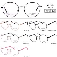 Metal eyeglass frame, material steel Allmilmo AL7103