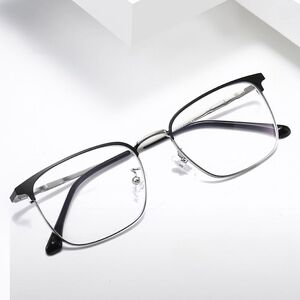 Metal glasses with blue light and UV protection 9668-2-GT
