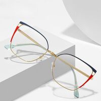 Очки металлические с защитой от синего света 9752-GT