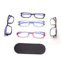 Plastic reading glasses with case 6012-皮套, diopters from +1,00 to +3.50 RMC=62-64