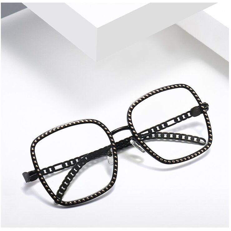 Очки металлические с защитой от синего света 2951-GT