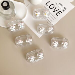 Mini soft contact lens XF213可爱小白狗