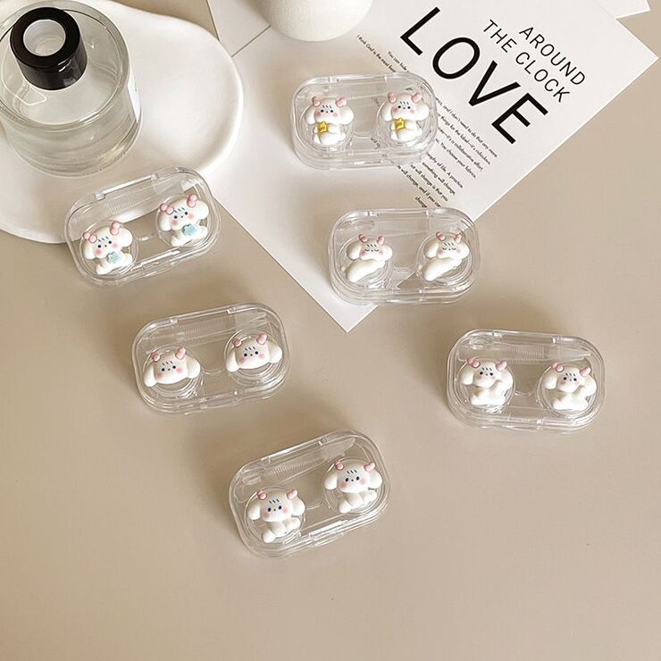 Мини-набор для мягких контактных линз XF213可爱小白狗