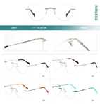 Rimless metal frames for glasses Big City 25631