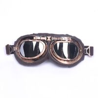 Очки защитные противоударные спортивные металлические 圆角金属铜色