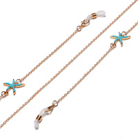 Металлическая цепочка для очков и масок с кулоном 