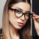 Очки пластиковые TR90 женские с защитой от синего света TR5229-PN