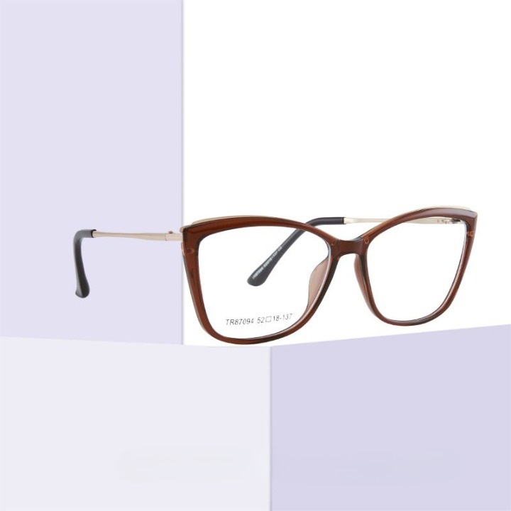 TR90 plastic frame or glasses with blue light protection, with spring hinges FA87094