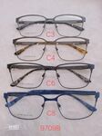 Metal frame for glasses with spring hinges 9709B