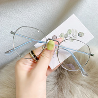 Металлические очки с защитой от синего света Blue Block F0910