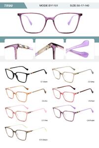 Plastic TR90 frame for women with spring hinges SY1101-DA