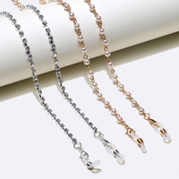 Цепочка для очков с сердечками GM057