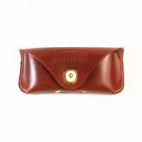 Genuine leather glasses case PGNH023
