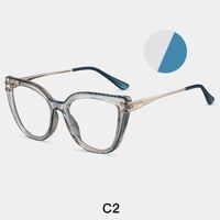 TR90 plastic frame or glasses with blue light protection, with spring hinges FA87298