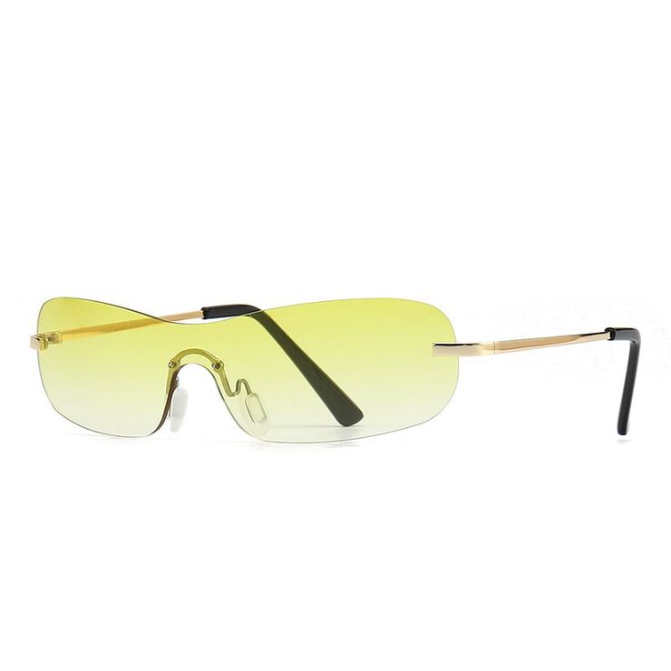 Plastic + metal one-piece sunglasses Elit 899-EL