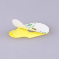 Липкий сегмент (липучки, слиперы, противоскользящие накладки для блокировки) для линз, жёлтый цвет, материал полиэтилен, 1000 штук, DAS1912