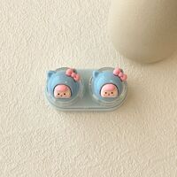 Mini soft contact lens kit retractable W-CT23立体娃娃头
