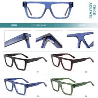 Plastic frames for glasses, thick acetate Big City H2839