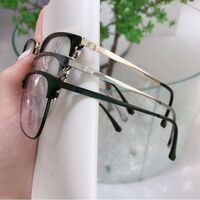 Оправа полуободковая комбинированная (металл + TR90) с линзами Blue Ray Cut MAMO H6625