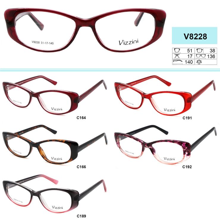Plastic eyeglass frame Vizzini V8228