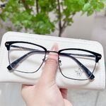 Оправа полуободковая комбинированная (металл + TR90) с линзами Blue Ray Cut MAMO S119116