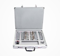 158 metal rim ophthalmic trial lens set 