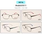 Metal eyeglasses frame for kids with spring hinges Nano Bimbo 610111 (item in stock)
