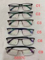 Metal frame for glasses for men 5837C