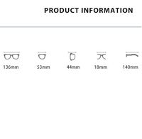 Металлические очки с защитой от синего света Blue Block FENQI F6215