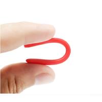 Silicone glasses sleeves, length 65 mm, hole 1*1 mm (price for a  pair)