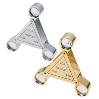 Folding magnifier 7055C-XX, diameter: 18 mm, magnification: 10X, 15Х, 20Х