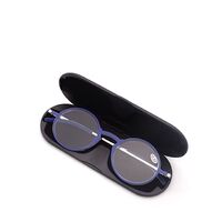 Plastic reading pince-nez glasses TR90 with case 6013-铁盒, diopters from +0,00 to +4.00, RMC=62-64