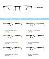 Металлическая оправа с дужками из материала TR-90 со встроенным флексом MR1028